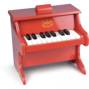 Piano rouge 18 touches avec partitions - à partir de 3+ - Vilac - 8317