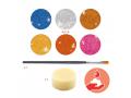 Palettes et accessoires - Palette 6 couleurs - Effet métal - Djeco - DJ09232