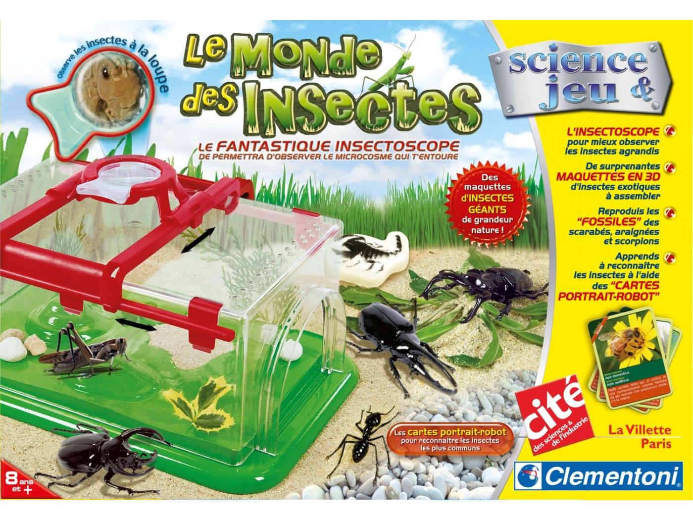 Insect World baignoire de 5 insectes-Kid 's Insectes Jouet Avec TAPIS DE JEU & Accessoires 