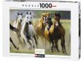 Puzzle 1000 pièces - Nathan - Horde de chevaux sauvages - Nathan puzzles - 87561